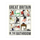 Great Britain in the Bath, Funny Bathroom Humour (Print Only) thumbnail