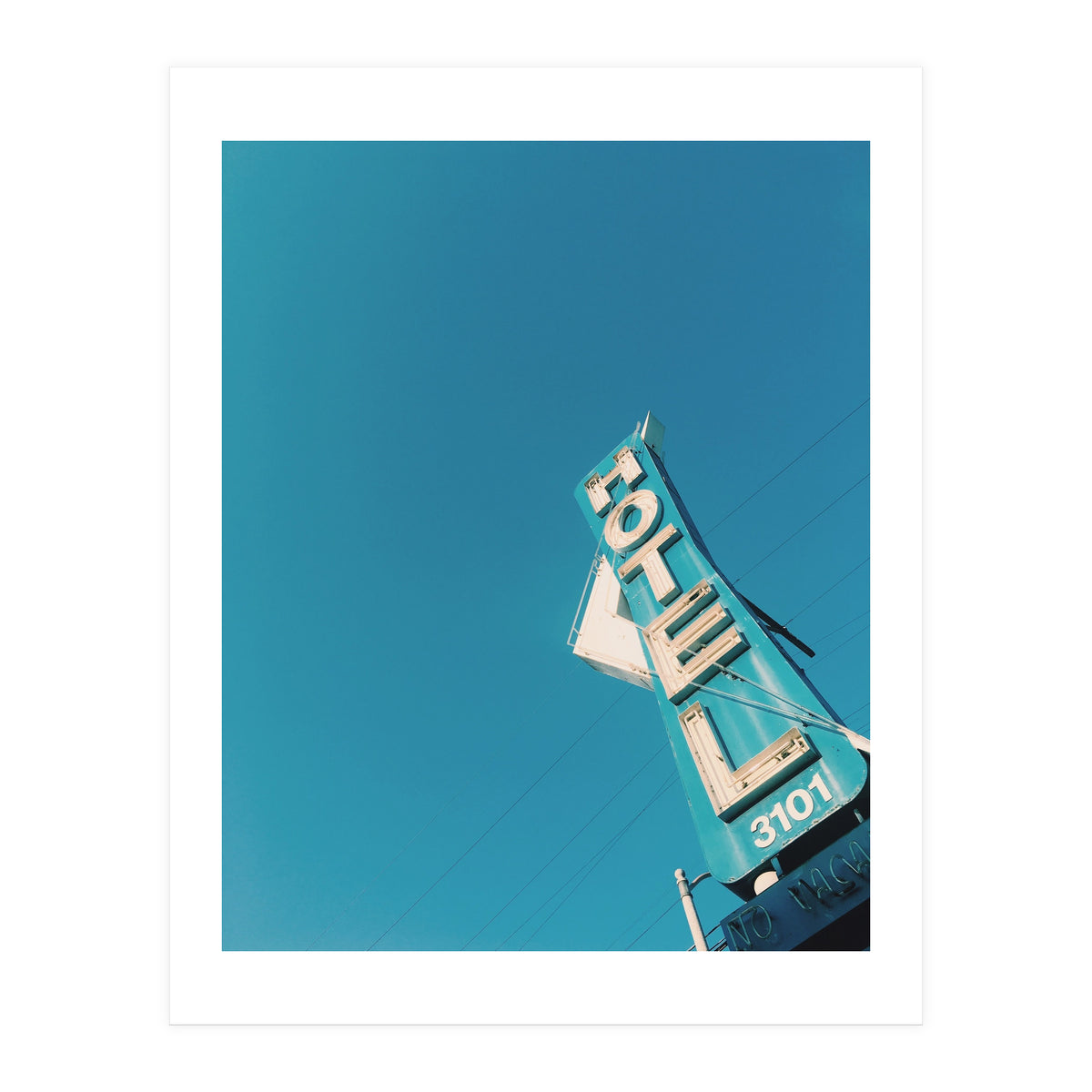 Hotel sign in California (Print Only)