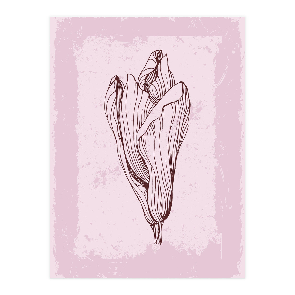 Magnolia Neutral Abstract Botanical (Print Only)