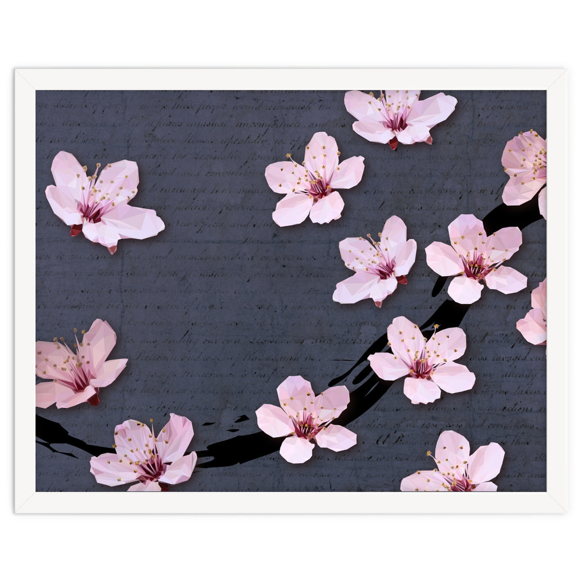 Triangulated Cherry Blossoms