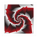 Abstract Geometric Red Graphics (Print Only) thumbnail