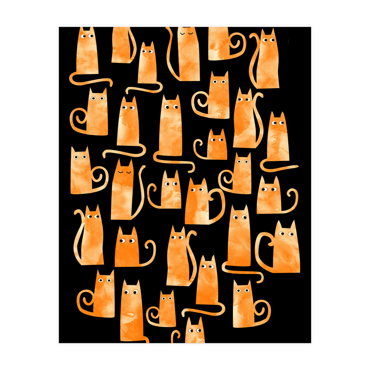 Ginger Cats Dark (Print Only)