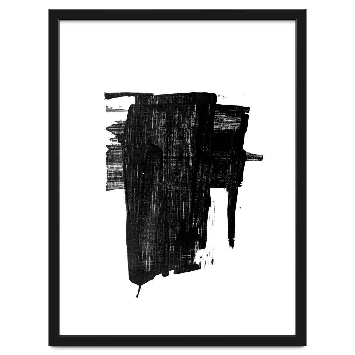 Minimalist Textured Brushstroke Art #2