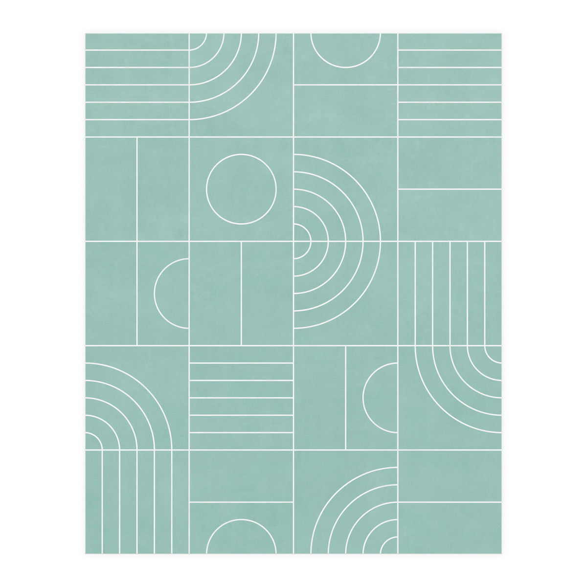 My Favorite Geometric Patterns No.25 - Light Blue (Print Only)