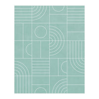 My Favorite Geometric Patterns No.25 - Light Blue (Print Only)