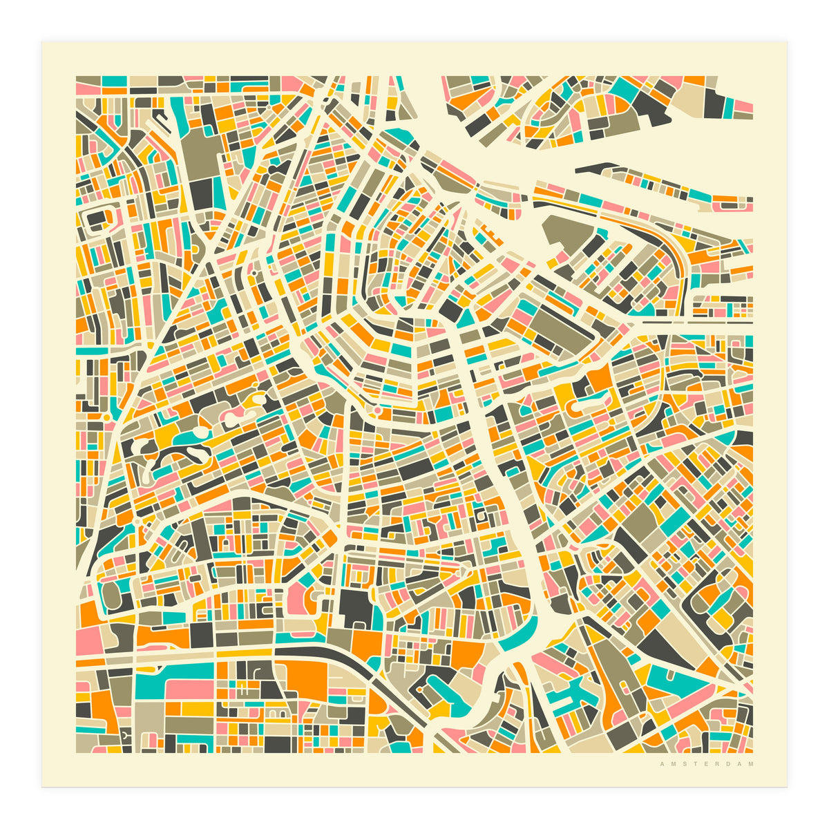 AMSTERDAM MAP (Print Only)