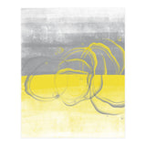Abstract Painting No. 53 - Bubbles | Illuminating Yellow & Ultimate Grey (Print Only) thumbnail