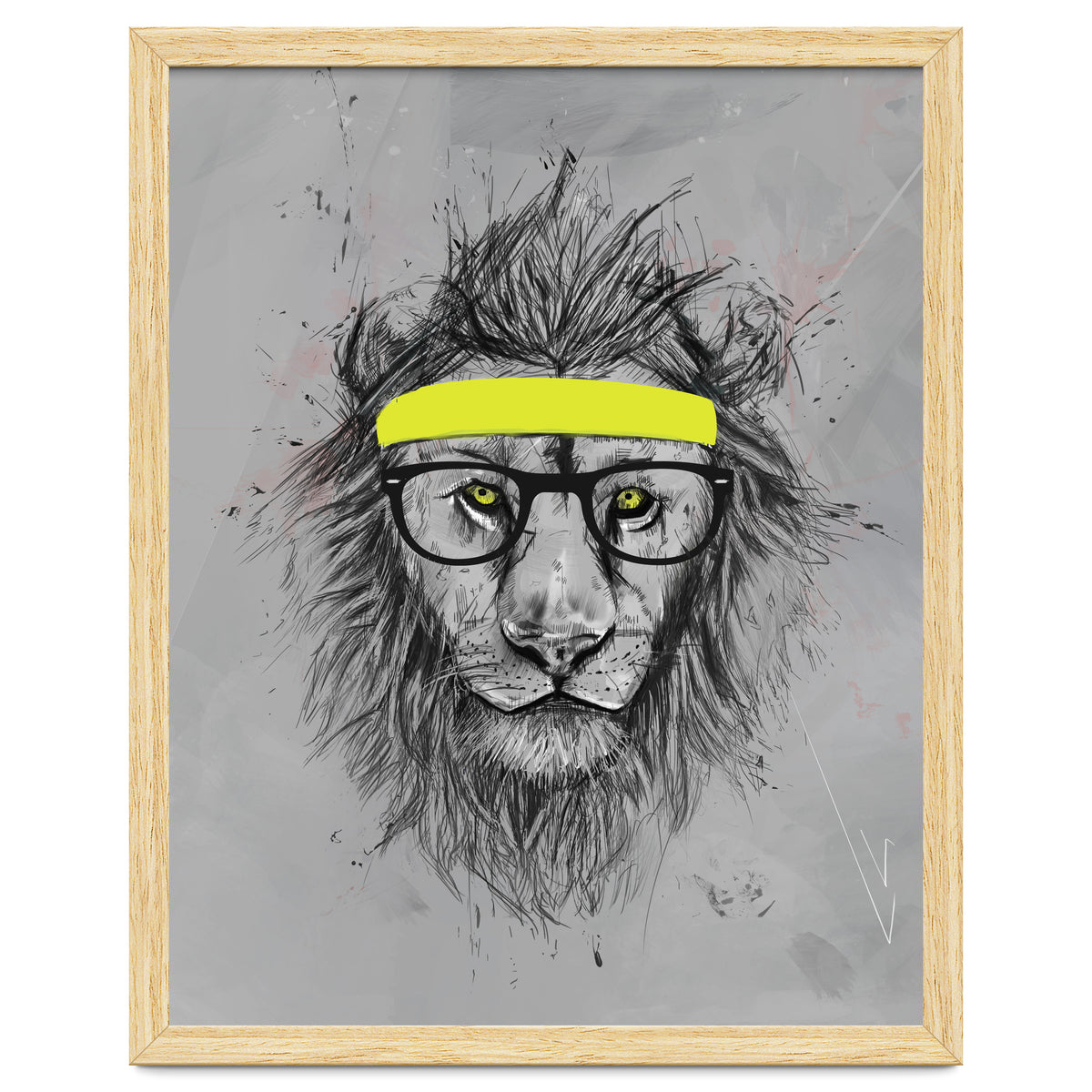 Hipster Lion