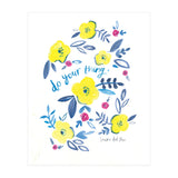 Do Your Thing Floral (Print Only) thumbnail