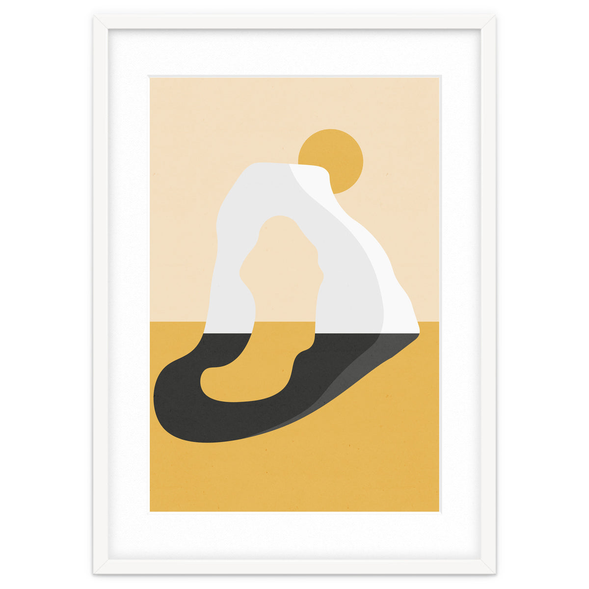 Abstract Arch - Golden Desert