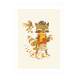 Rebecca The Radish Raccoon (Print Only) thumbnail