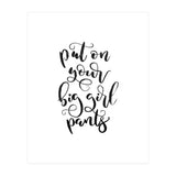 Put on Your Big Girl Pants (Print Only) thumbnail