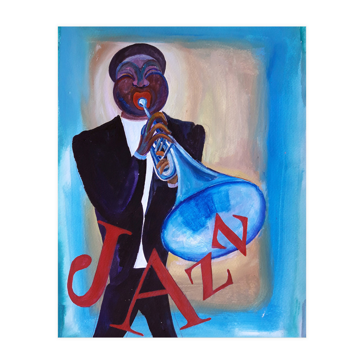 Trompeta De Jazz (Print Only)