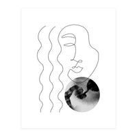 Circle and woman (Print Only)