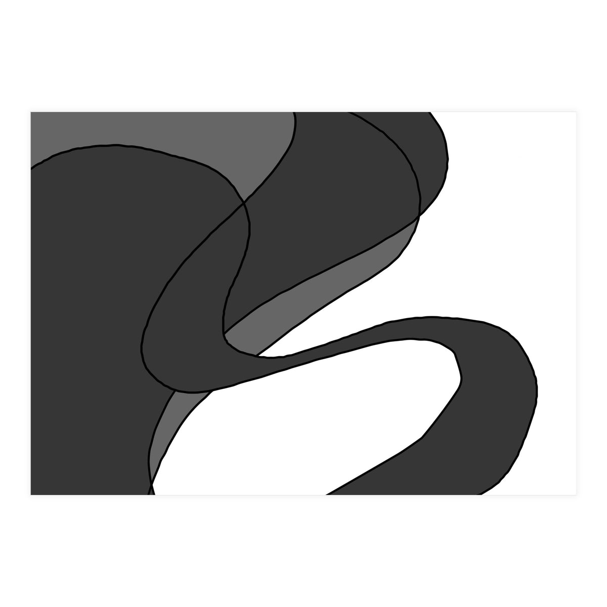 Grey Waves 3 (Print Only)