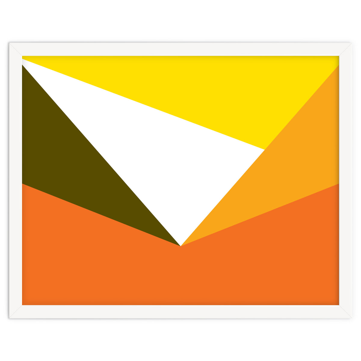 Geometric Shapes No. 58 - yellow & orange
