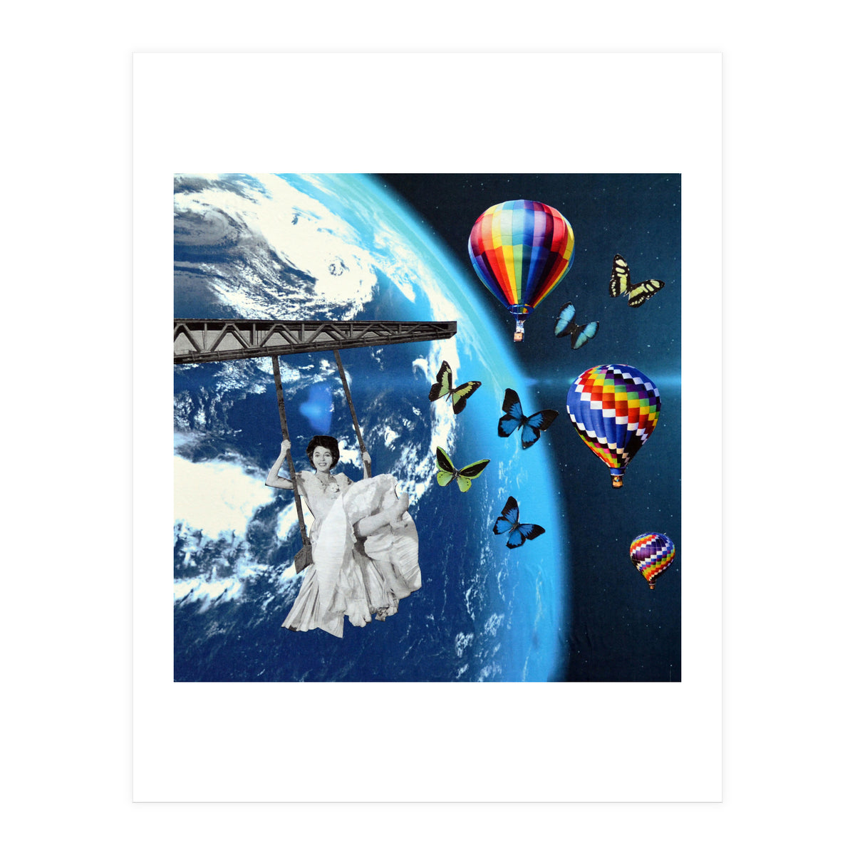 Swing Girl Collage (Print Only)