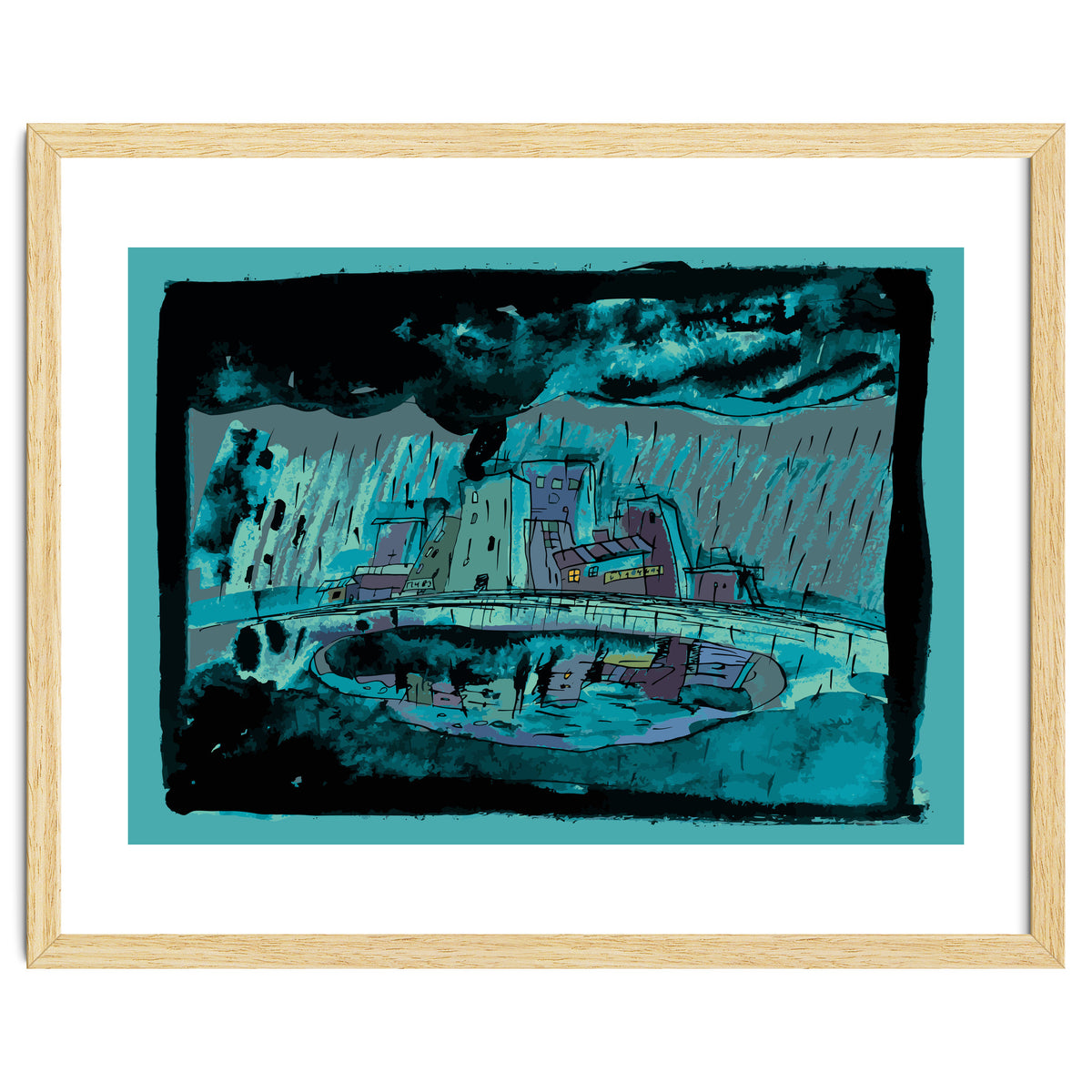 Autumn Rain in the Old City