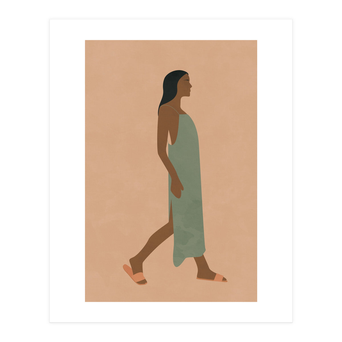 Minimalist Boho Woman (Print Only)