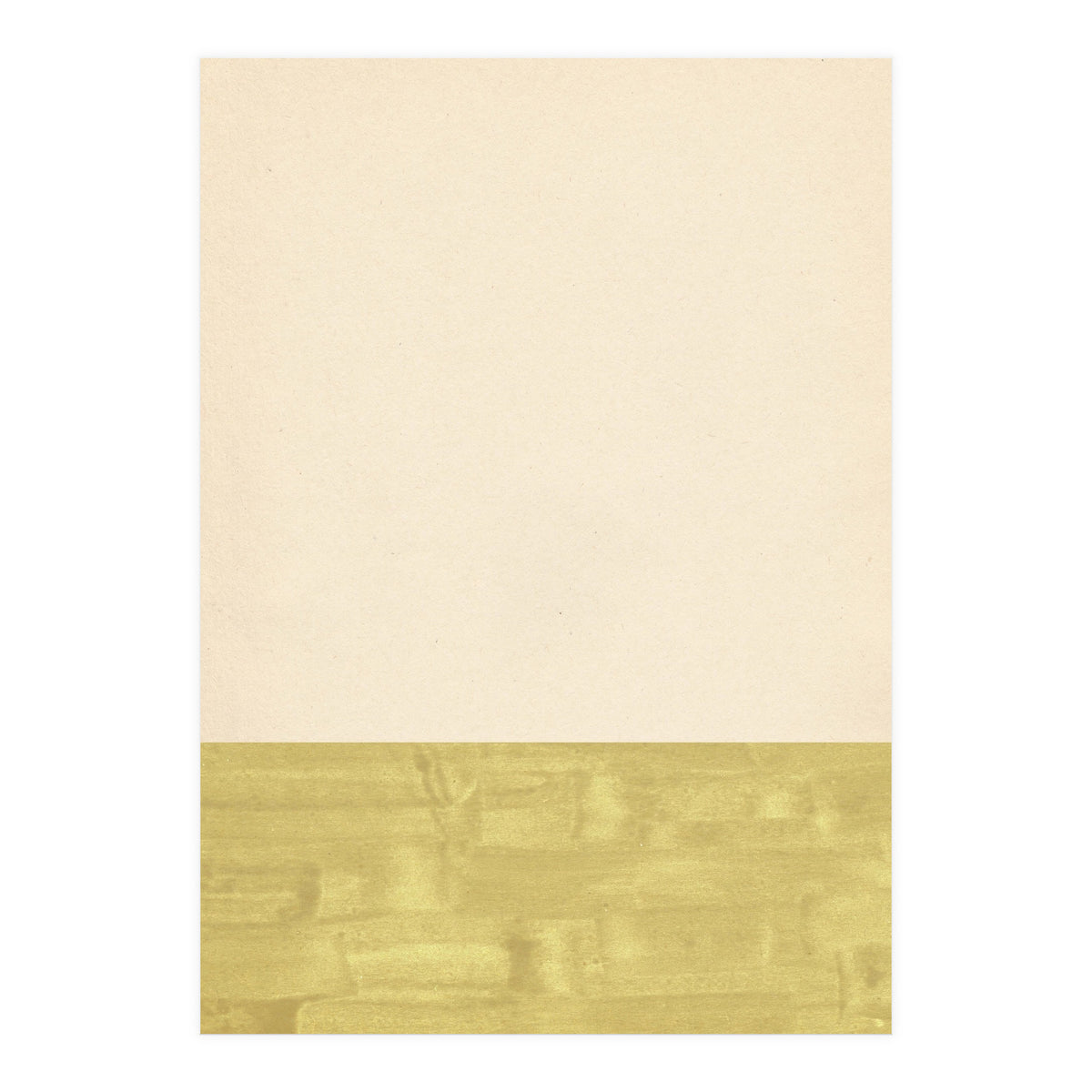 Green and beige color blocks (Print Only)