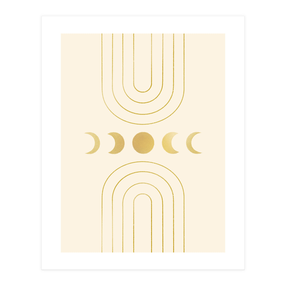 Gold Moon Phases (Print Only)
