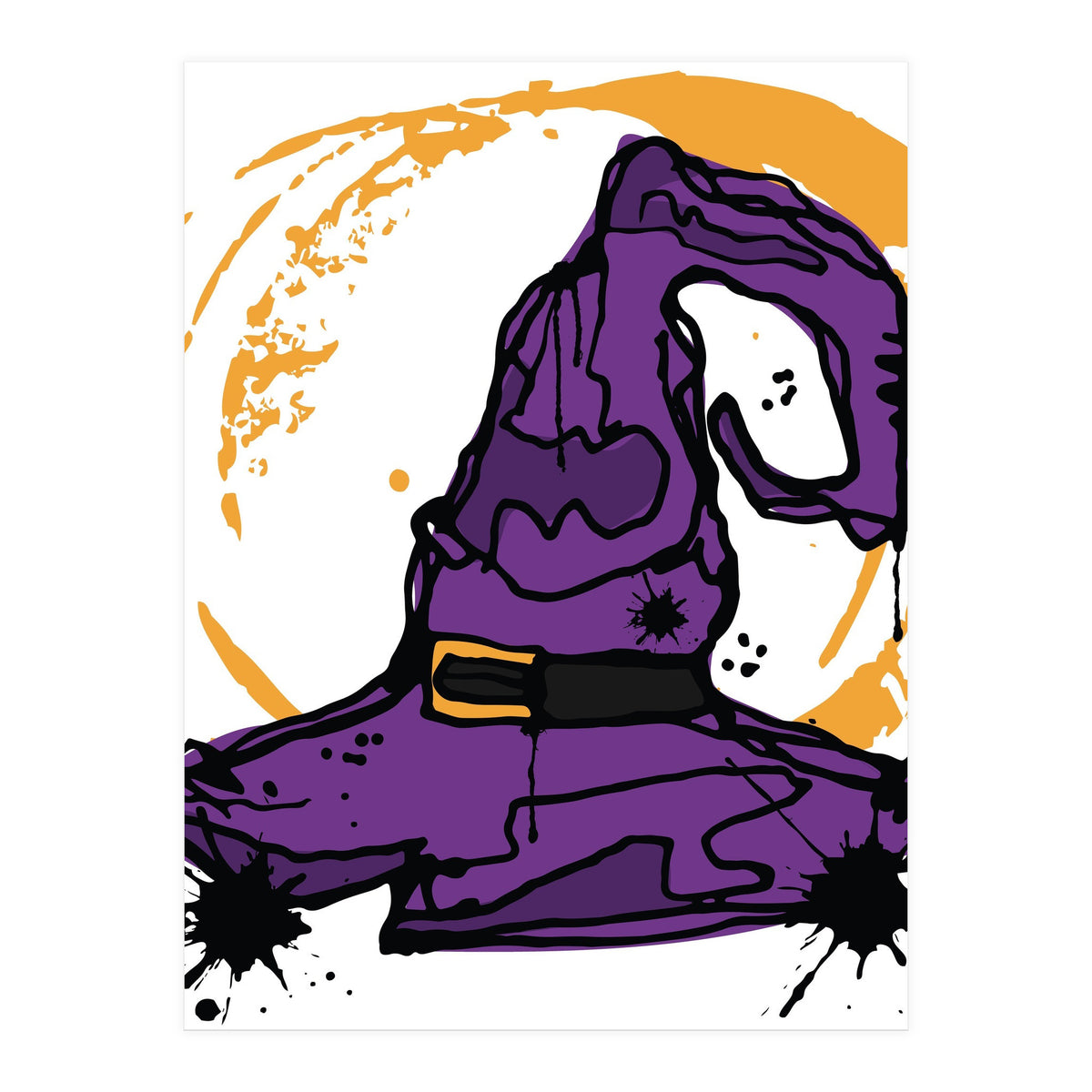 Witch hat Scribble (Print Only)