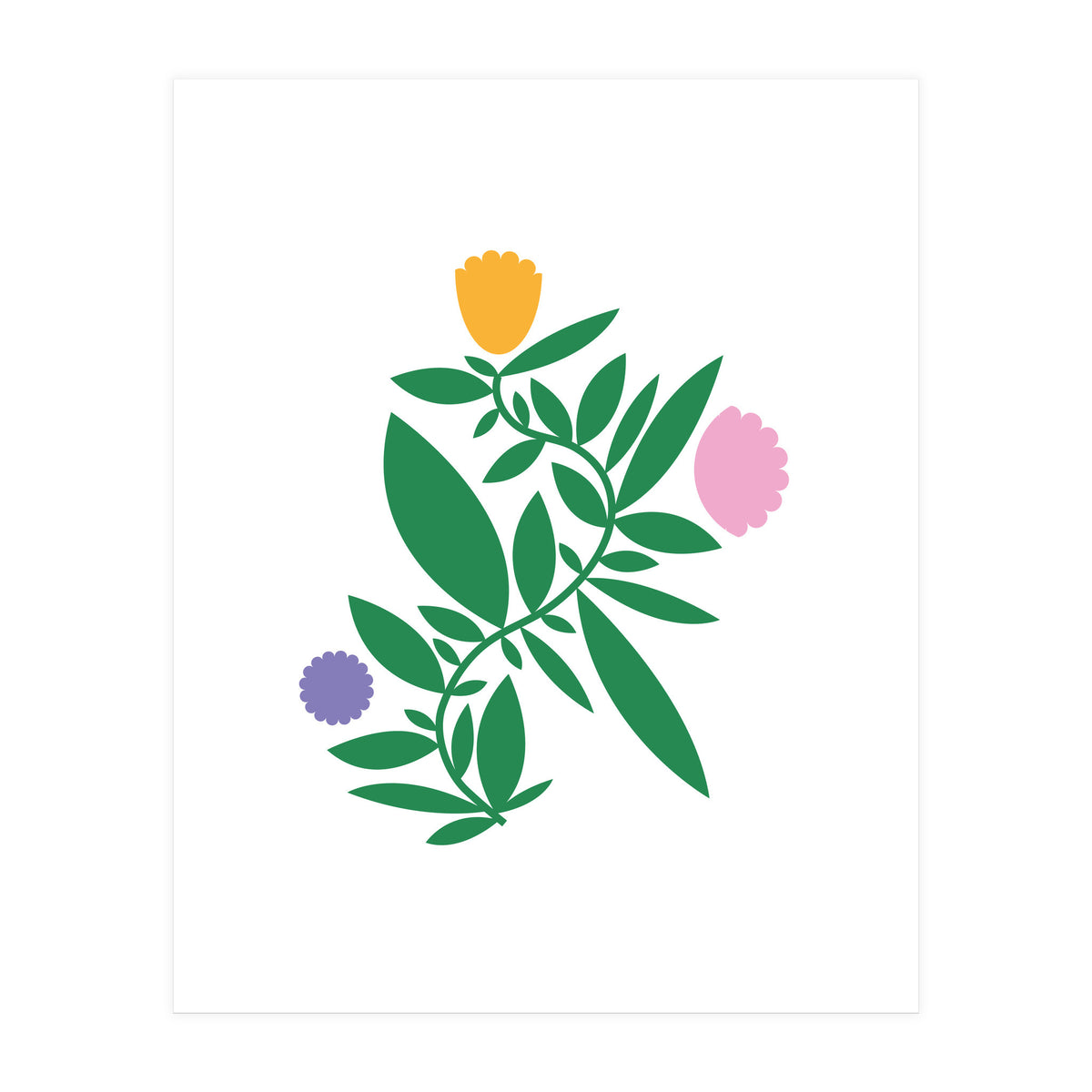 Wild Flower big  (Print Only)