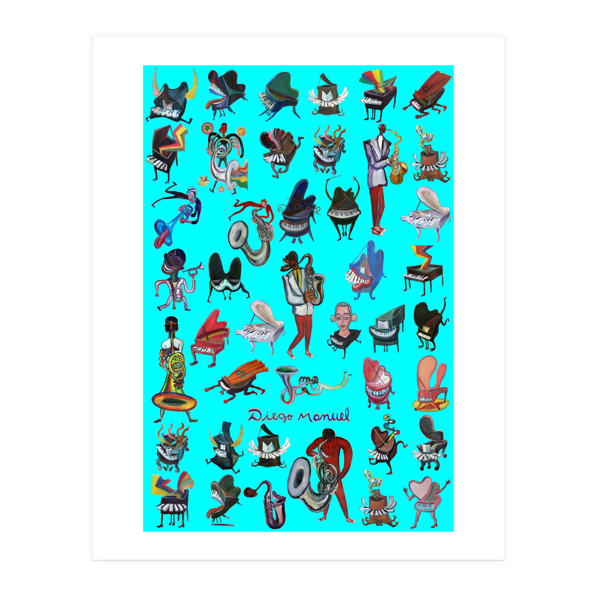 Piano And Jazz 2 (Print Only)