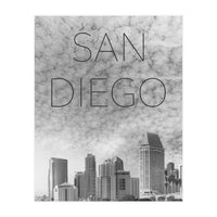 SAN DIEGO Skyline | Text (Print Only)