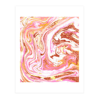 Marble + Rose Gold Dust (Print Only)