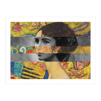 Klimt's Lady With A Fan & Elizabeth Taylor (Print Only)