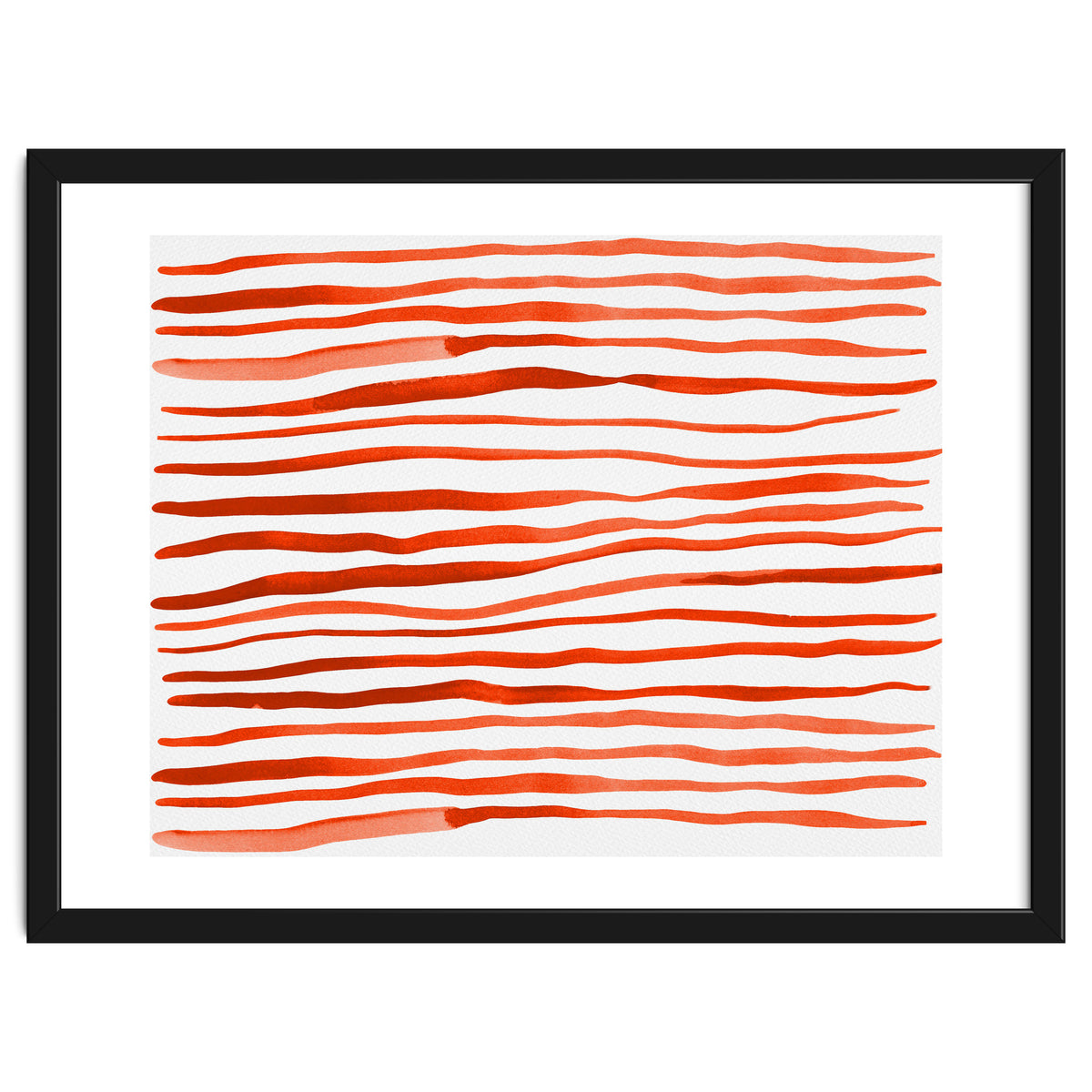 Irregular orange lines pattern
