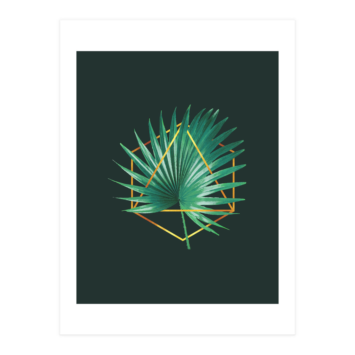 Tropical Palm Leaf 02 (Print Only)