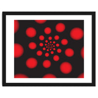 Red Spiral Dots