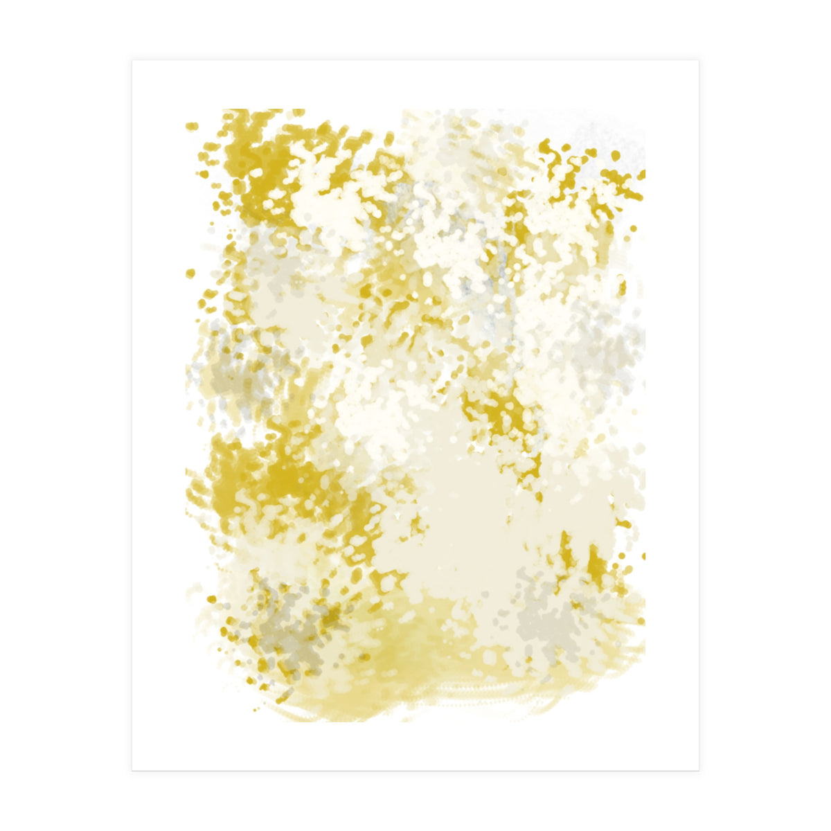 Abstract Yellow (Print Only)
