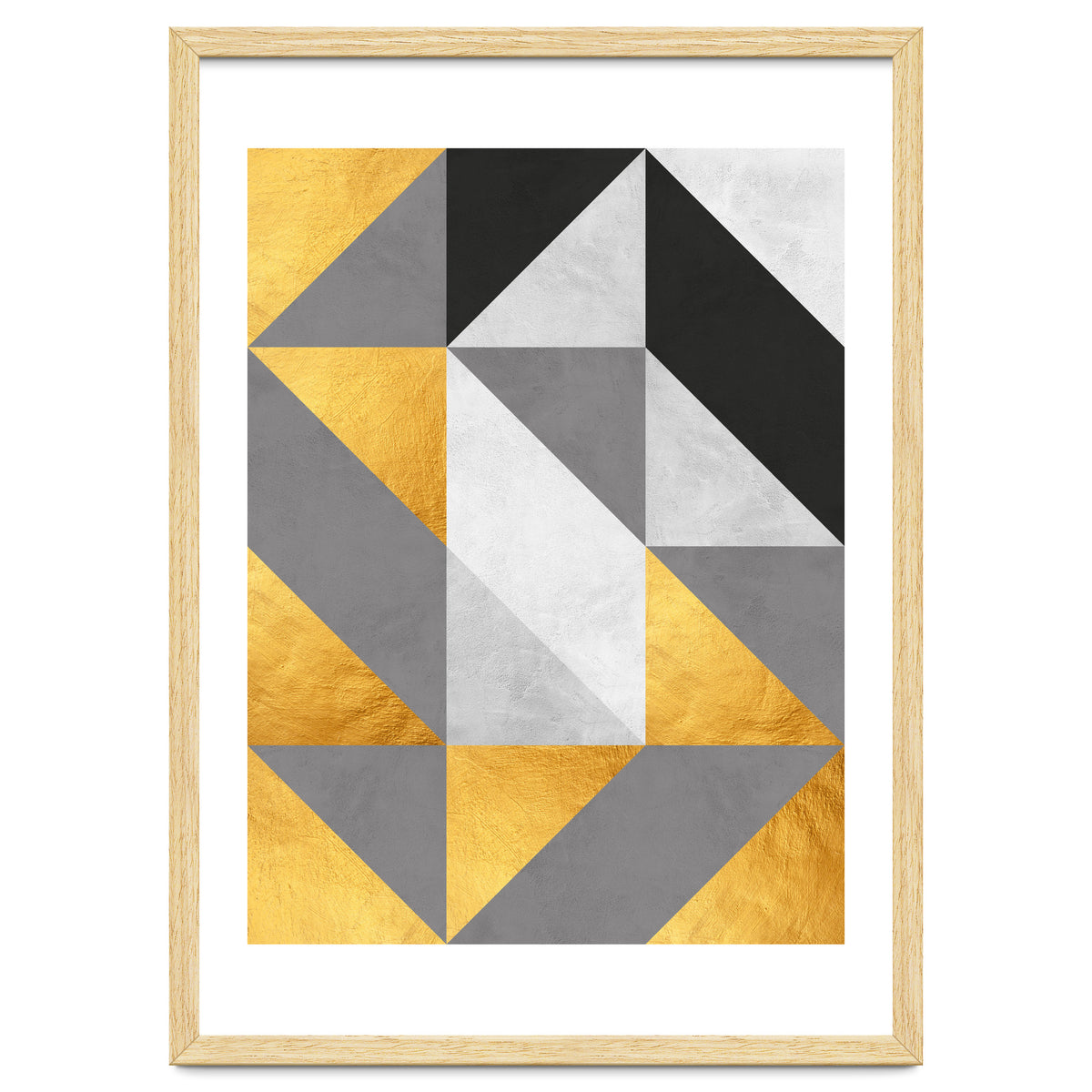 Gray and Gold Composition IV