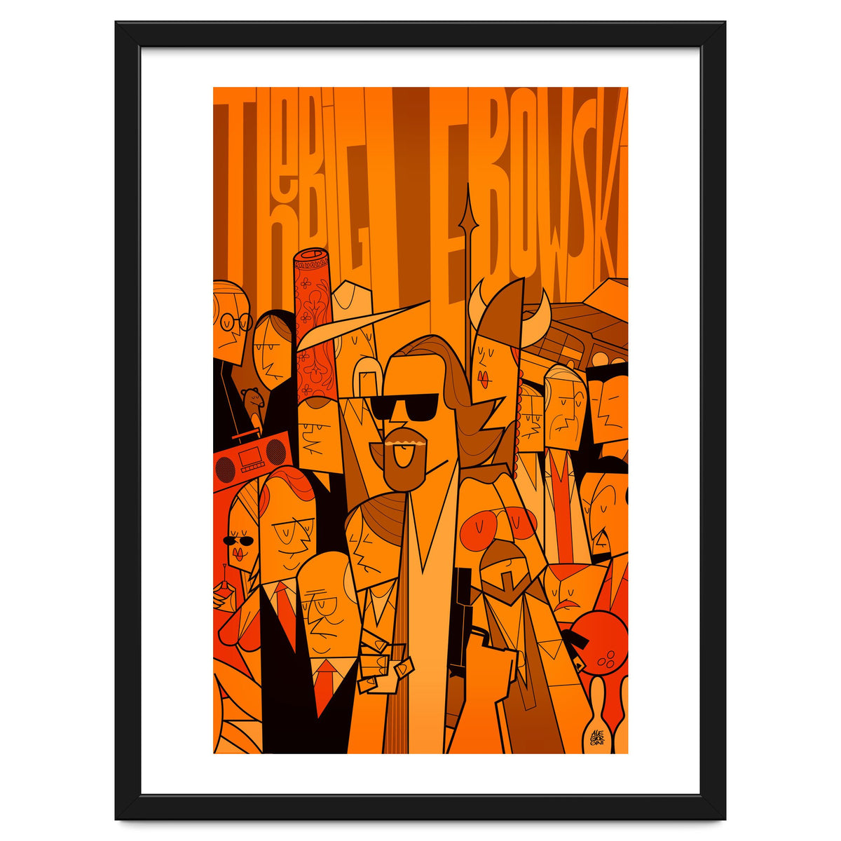 The Big Lebowski Alternative Movie Poster