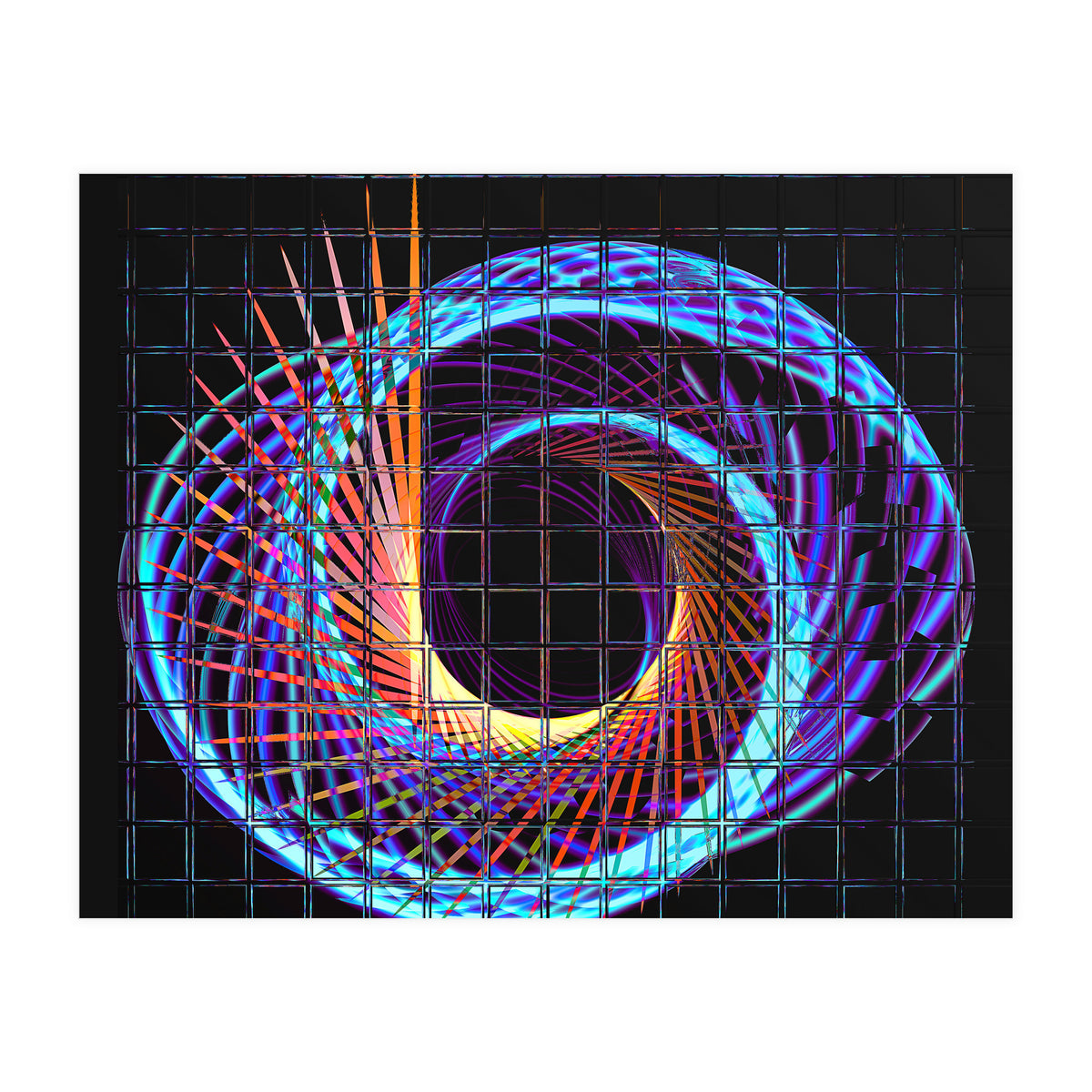 Illuminated helix #2 (Print Only)