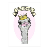 Fabulous Ostrich (Print Only) thumbnail