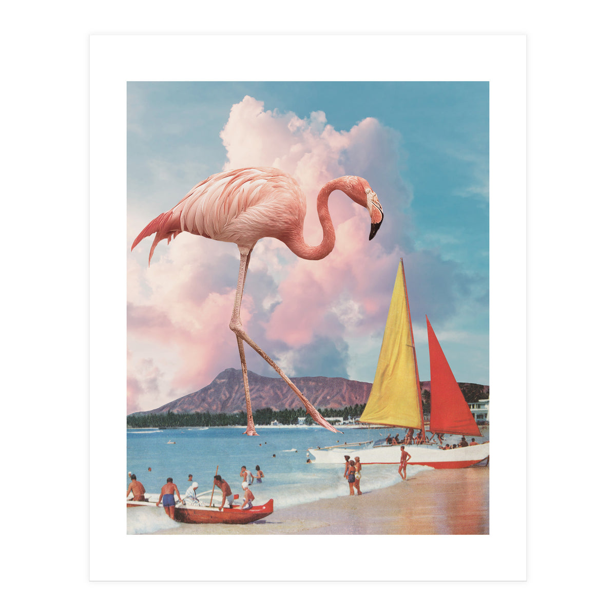 Flamingo Playground (Print Only)
