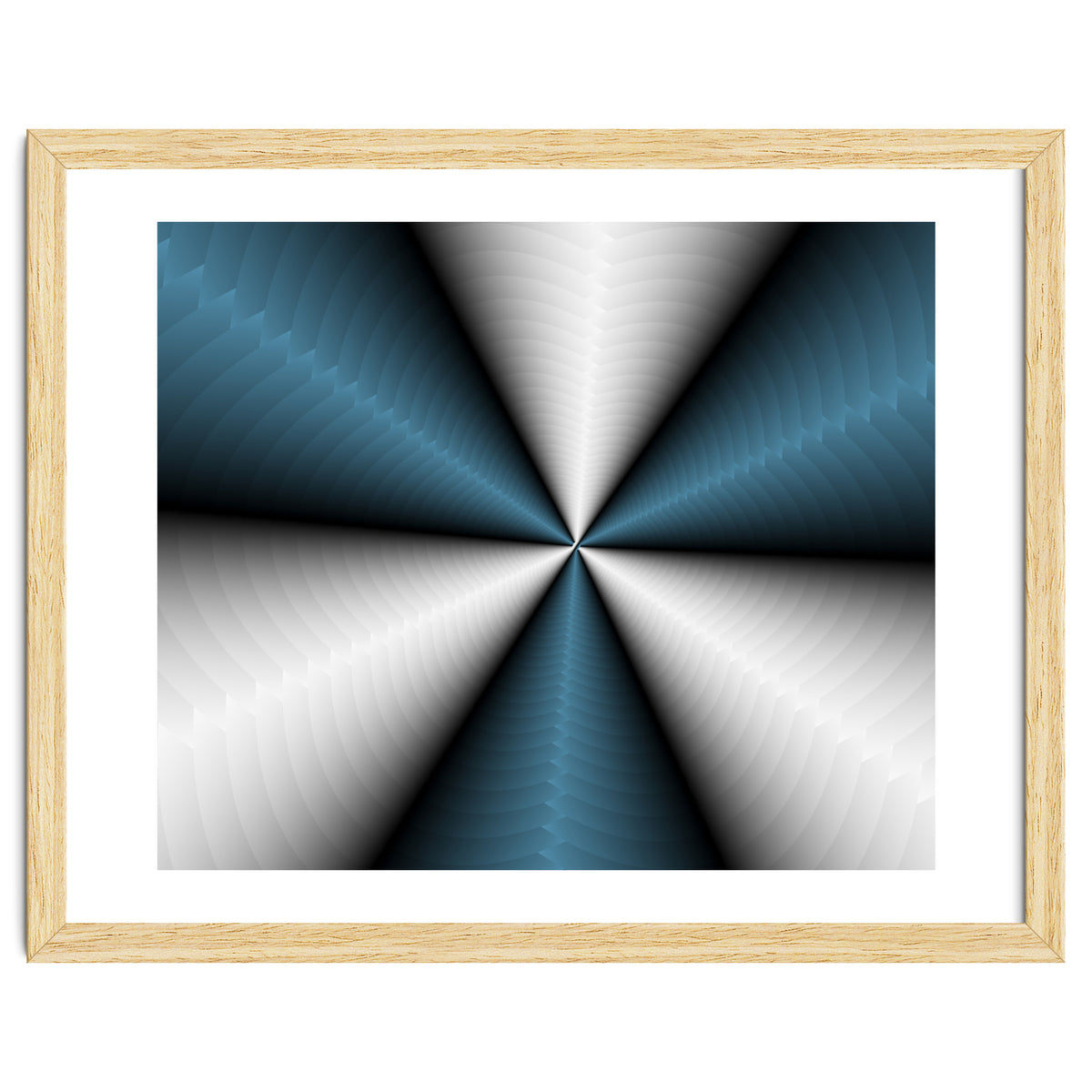 Blue Color Modern Interior Art