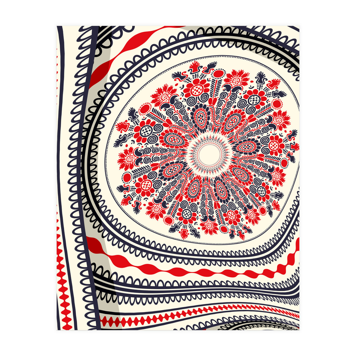 Romanian embroidery background 9 (Print Only)