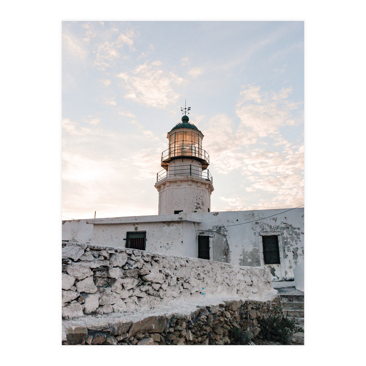 Armenistis Lighthouse Portrait (Print Only)