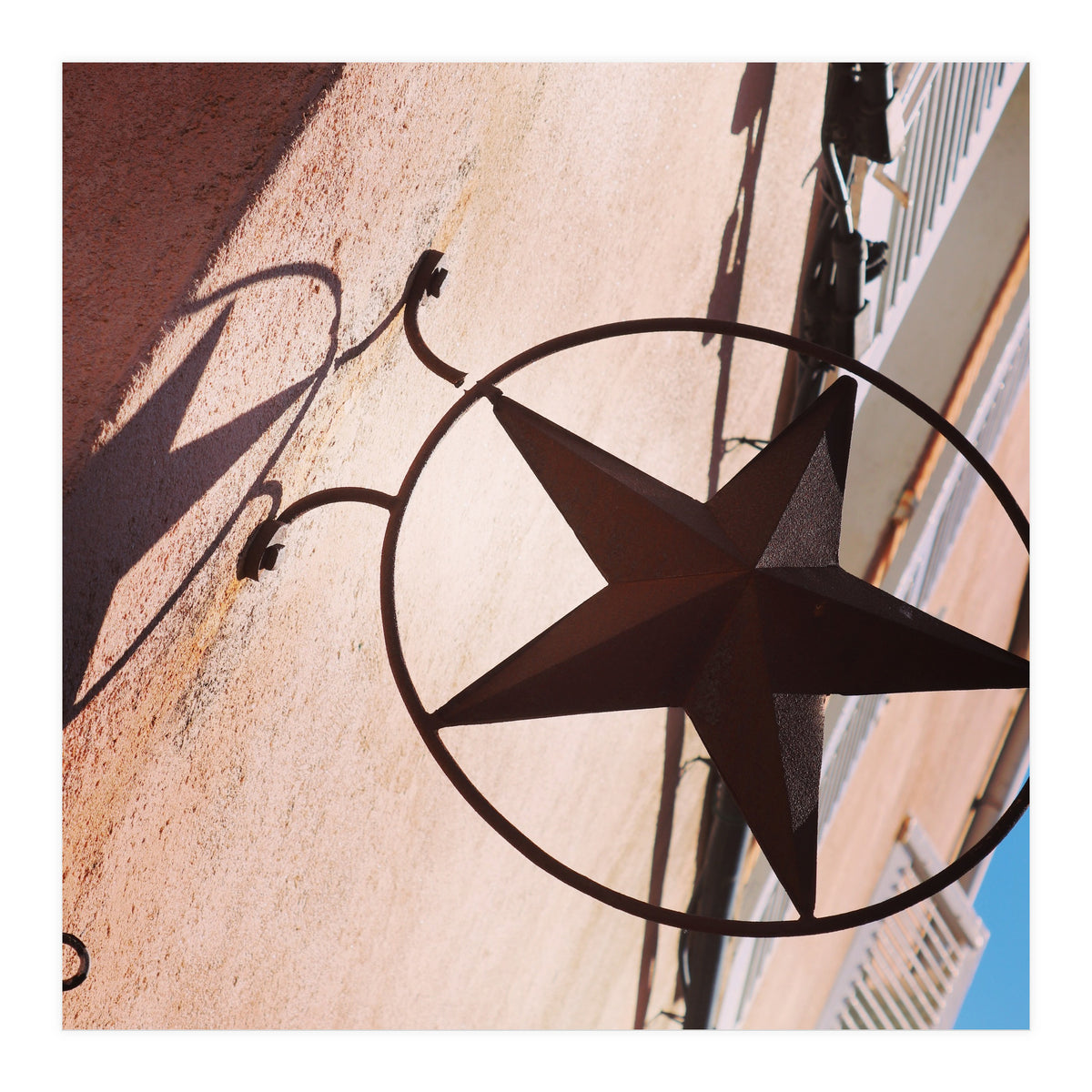 Rusty metal star (Print Only)