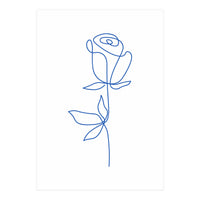 One Line Art Flower (Print Only)