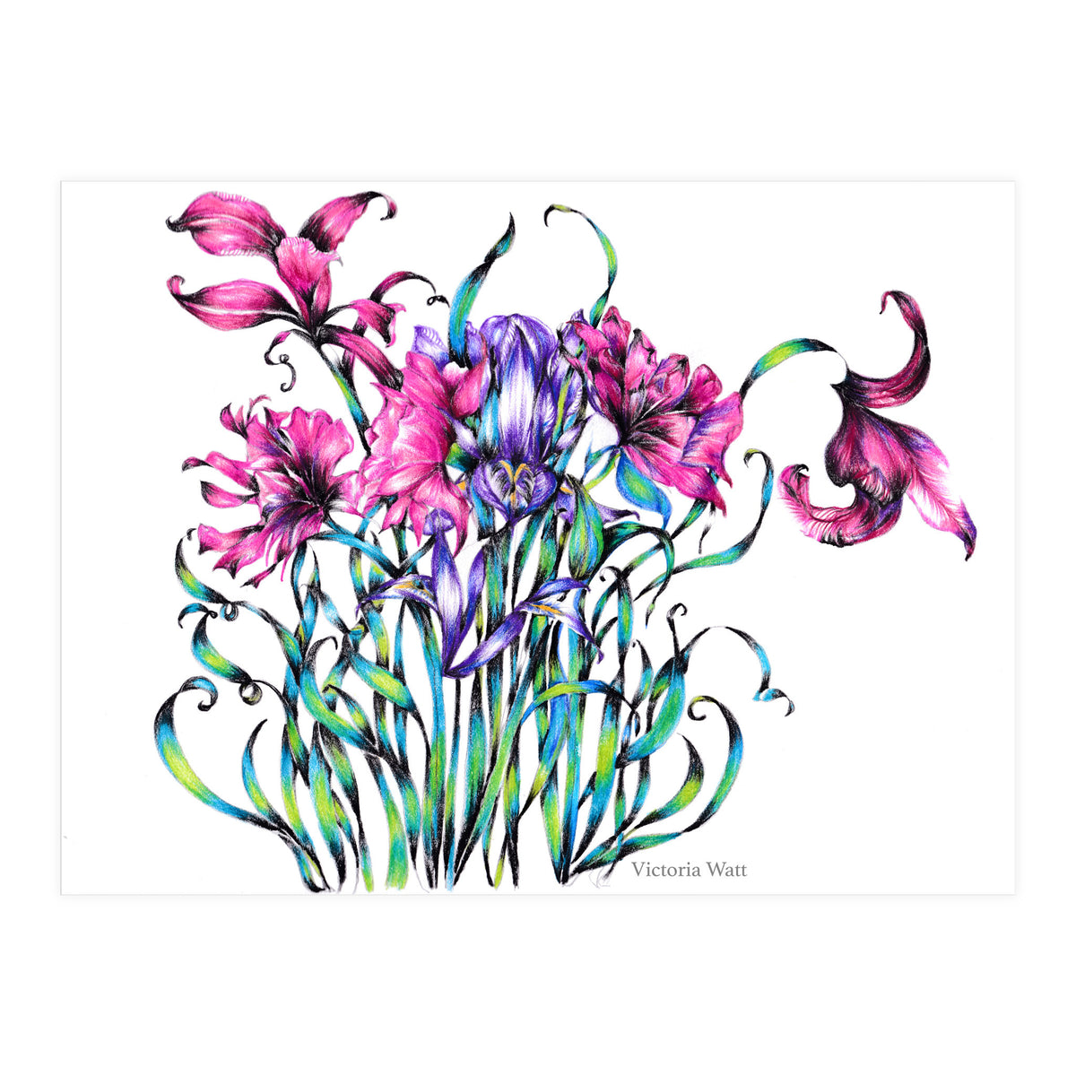 Spring Bouquet Victoria Watt (Print Only)