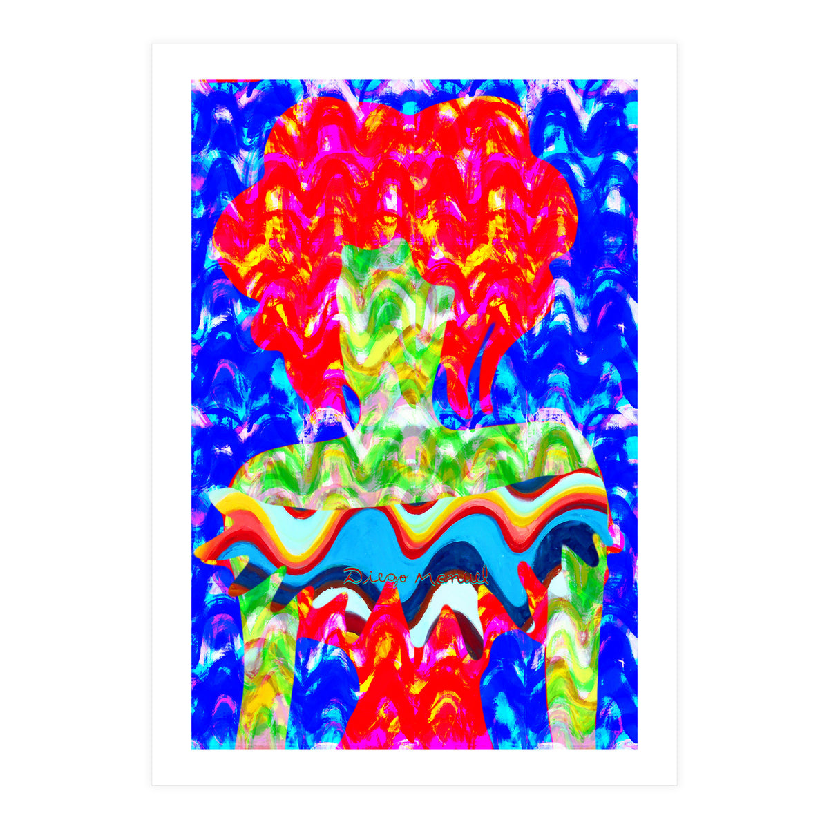 Pop Abstract girl (Print Only)