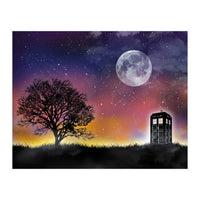 Dr Who landscape movie poster (Print Only)