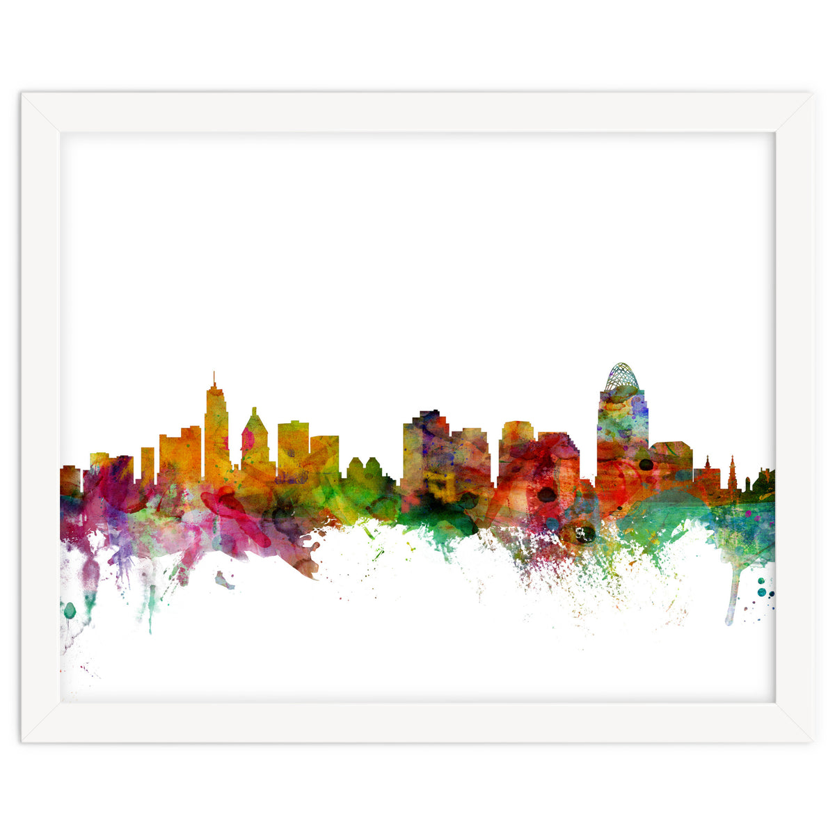 Cincinnati Ohio Skyline