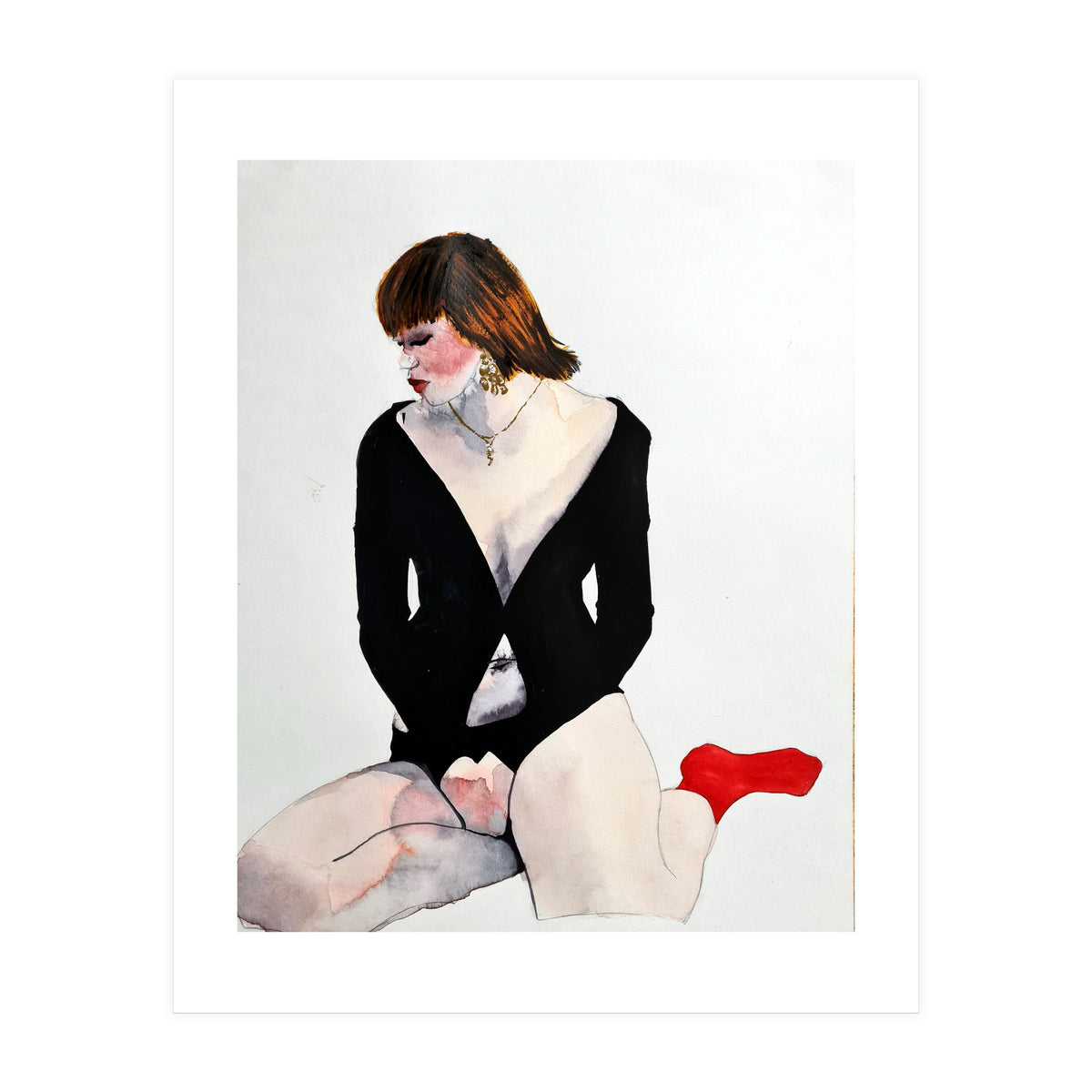 Untitled #95 Red Socks (Print Only)